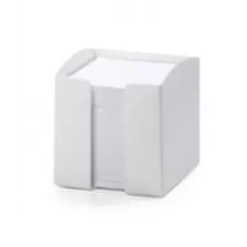 Durable TREND Square White piezīmju bloks 800 lapām 105x100x100 mm