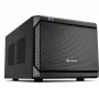 Sharkoon QB One Melns - Mini-ITX korpuss ar 1x 120mm ventilatoru