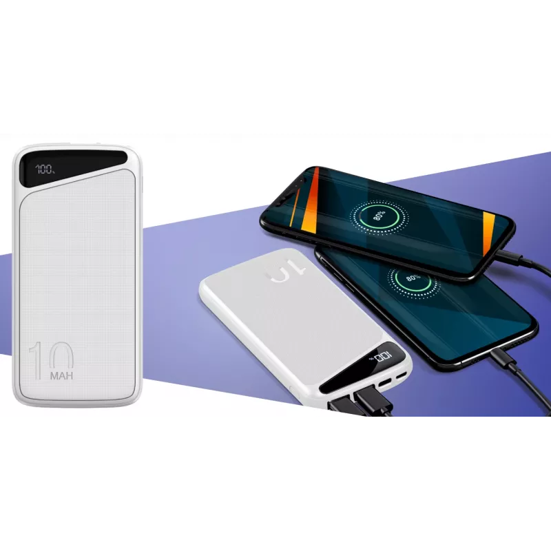 Pārnēsājams akumulators Navitel PWR10 MX BALTS 10000 mAh