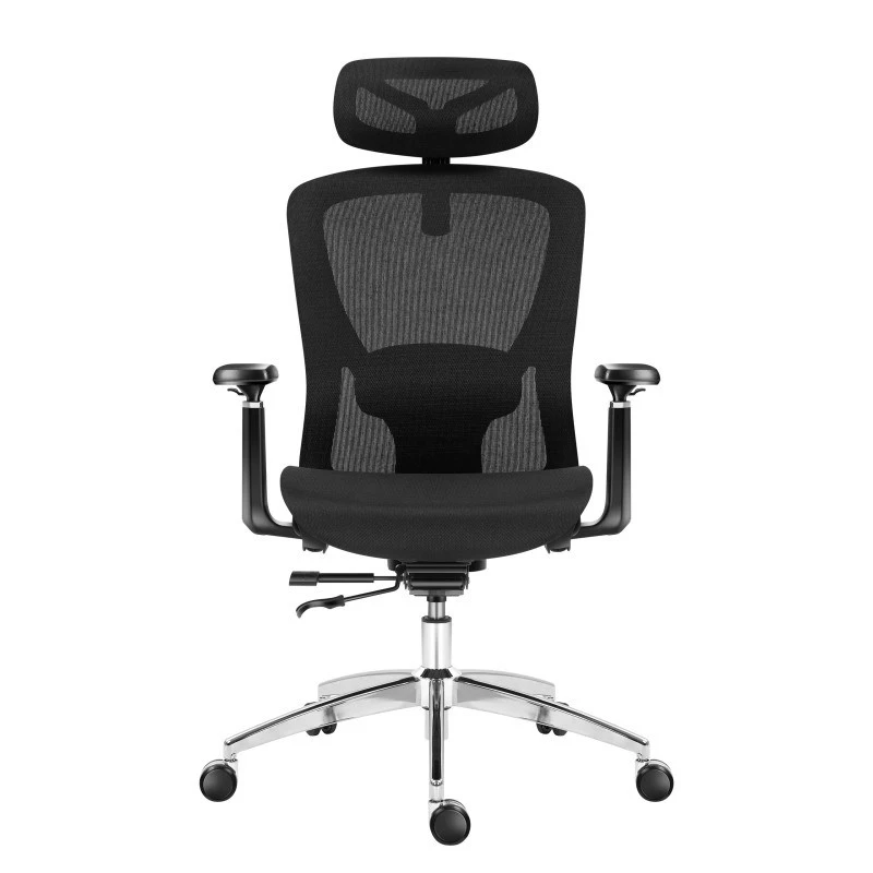 Krēsls Expert 5.3 Black Mesh ar grozāmu sēdekli