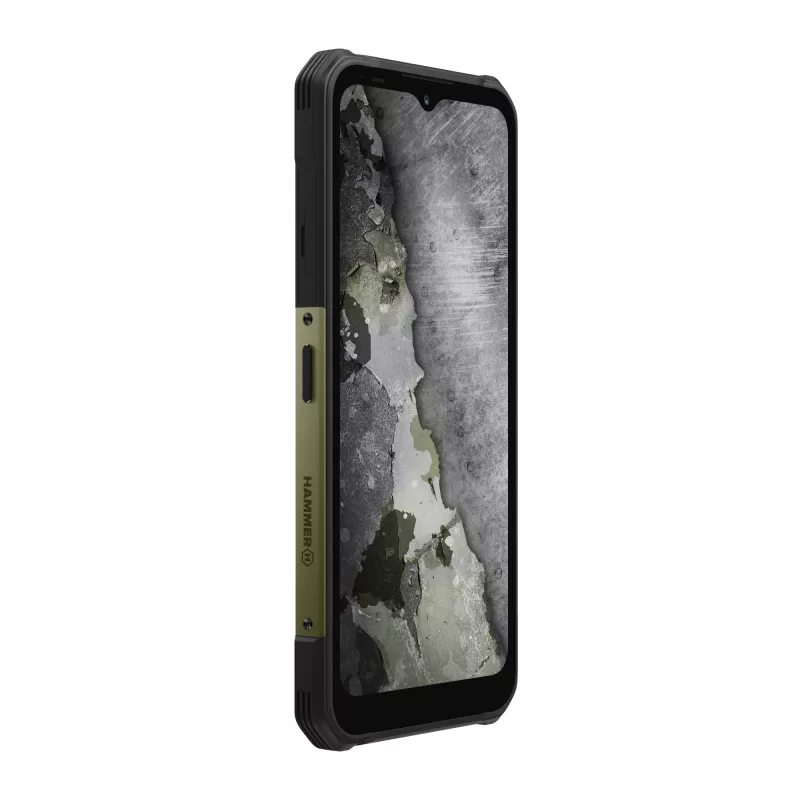 myPhone Hammer Construction 2 5G Military Edition mobilais tālrunis 6 GB RAM, 6,58", Dual SIM, zaļā krāsā