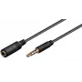 Microconnect IPOD001B audio pagarinātājkabelis 1.5 m 3.5mm Melns