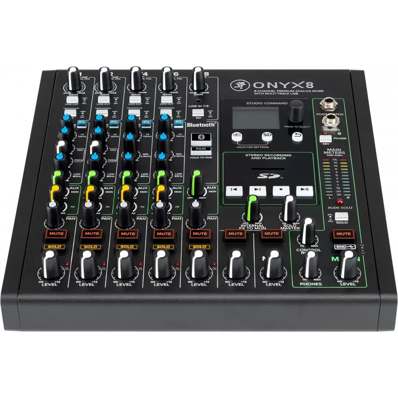 Mackie Onyx 8 – Analogais mikseris ar USB