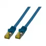 EFB-Elektronik RJ45 Patch vads Cat.6A S/FTP LSZH Cat.7 Raw Cable zils 0,25m
