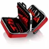 KNIPEX 98 99 15 instrumentu koferis, melns/sarkans, ABS/alumīnijs, 490 x 210 x 370 mm