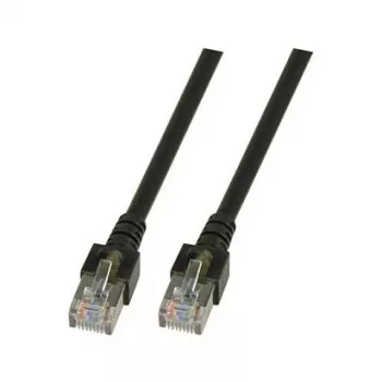 EFB-Elektronik RJ45 Patch Cable Cat.5e SF/UTP PVC CCA melns 3m (K5456.3)