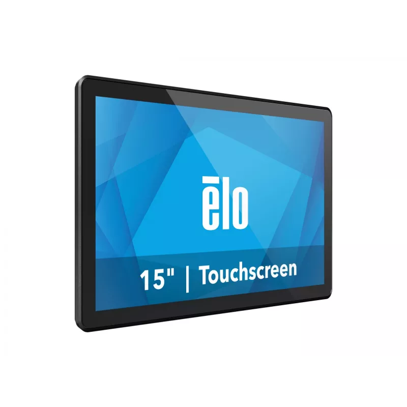 Elo Touch Solutions Open-Frame (90L/63L/64L sērija) 39,6 cm (15,6 inch) skārienmonitors, projicējamā kapacitīvā, 10 pieskārieni, Full HD, USB, USB-C, komplekts (USB), melns