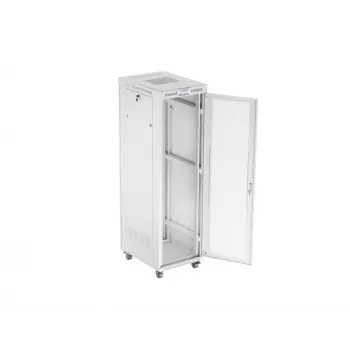 Rack skapis LANBERG FF01-6842-23SL 42U 600x800 mm ar sieta priekšējām un aizmugurējām durvīm