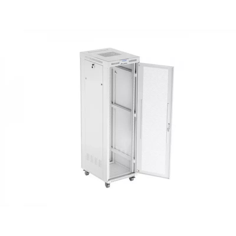 Rack skapis LANBERG FF01-6842-23SL 42U 600x800 mm ar sieta priekšējām un aizmugurējām durvīm