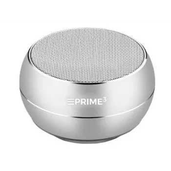 Prime3 ABT03SL pārnēsājams Bluetooth skaļrunis (sudraba krāsa) (5h, baterija)
