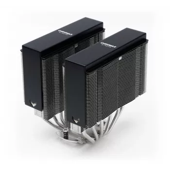 Montāžas komplekts Noctua NA-HC4 chromax.black — alumīnija radiatora pārsegi CPU dzesētājiem, melns