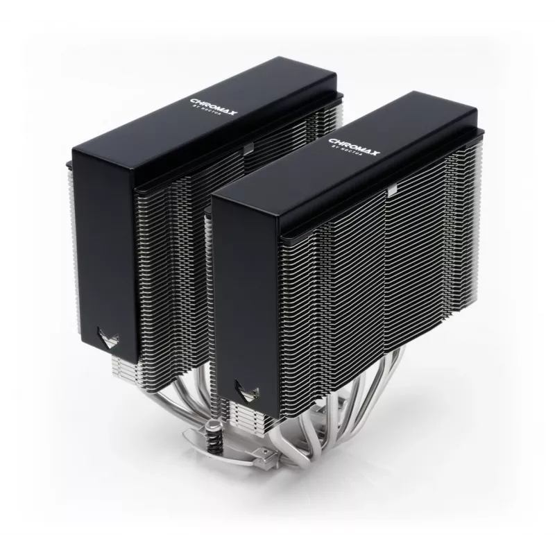 Montāžas komplekts Noctua NA-HC4 chromax.black — alumīnija radiatora pārsegi CPU dzesētājiem, melns
