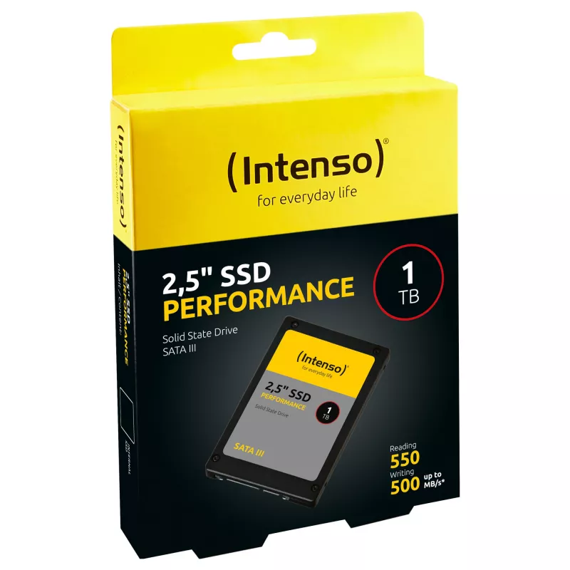 Intenso performance - SSD - 1TB - iekšējais - 2,5 collas (6,4 cm) - SATA 6Gb/s (3814460)