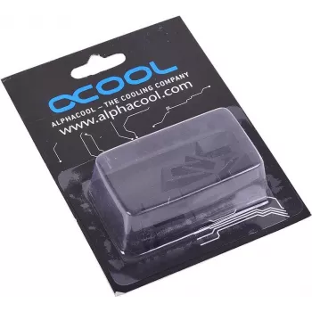Alphacool GPU RAM alumīnija dzesēšanas radiatori 7x7mm - melni 10 gab. (17156)