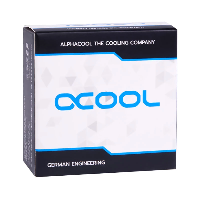 Alphacool ES D-Plug 25,5 mm G1/4 AG uz G1/4 AG - Deep Black (17580)