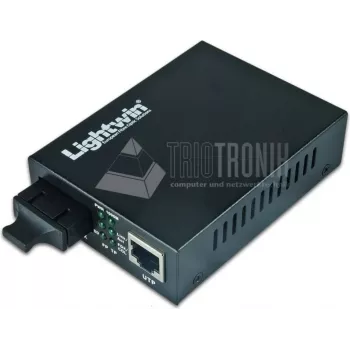 Lightwin LWC 10/100 MM SC tīkla mediju pārveidotājs 100 Mbit/s daudzmodu melns
