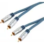 Audio kabelis ShiverPeaks 40103MHQ, 2-vadu, taisni spraudņi, 3,0 m