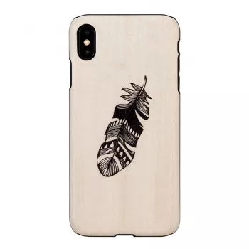 Viedtālruņa maciņš man and wood iPhone XS Max Indian Black
