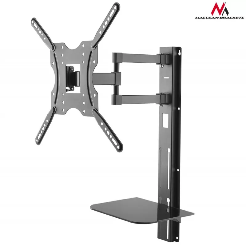TV stiprinājums Maclean MC-772 55 collu Melns