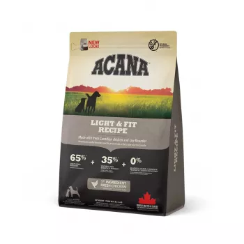 ACANA Dog Light & Fit - sausa barība suņiem - 2kg