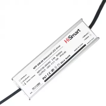 Hismart NPF-240-24 – Impulsu barošanas bloks 24V 10A 240W IP67