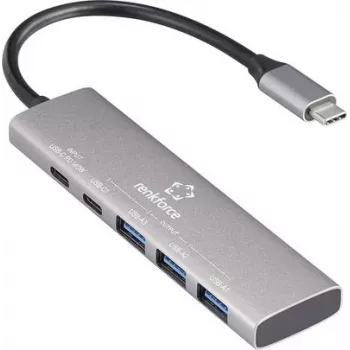 Renkforce RF-USBH-300 5 Portu USB 3.2 Gen 1 Hub 3.0 Pelēks (RF-6676604)