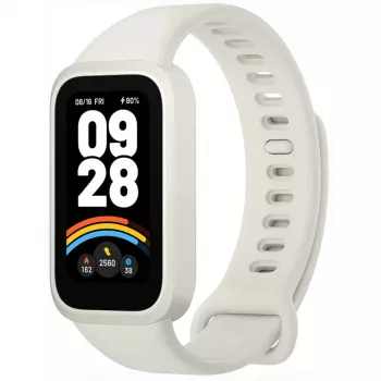 Rokassprādzes aktivitātes izsekotājs Xiaomi Smart Band 9 Active bēšs balts