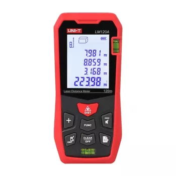 Lāzera tālmērs No name LM-120A — 120 m mērījumu attālums, kompakts dizains