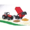 BRUDER Massey Ferguson 7480 ar izgāžamo piekabi