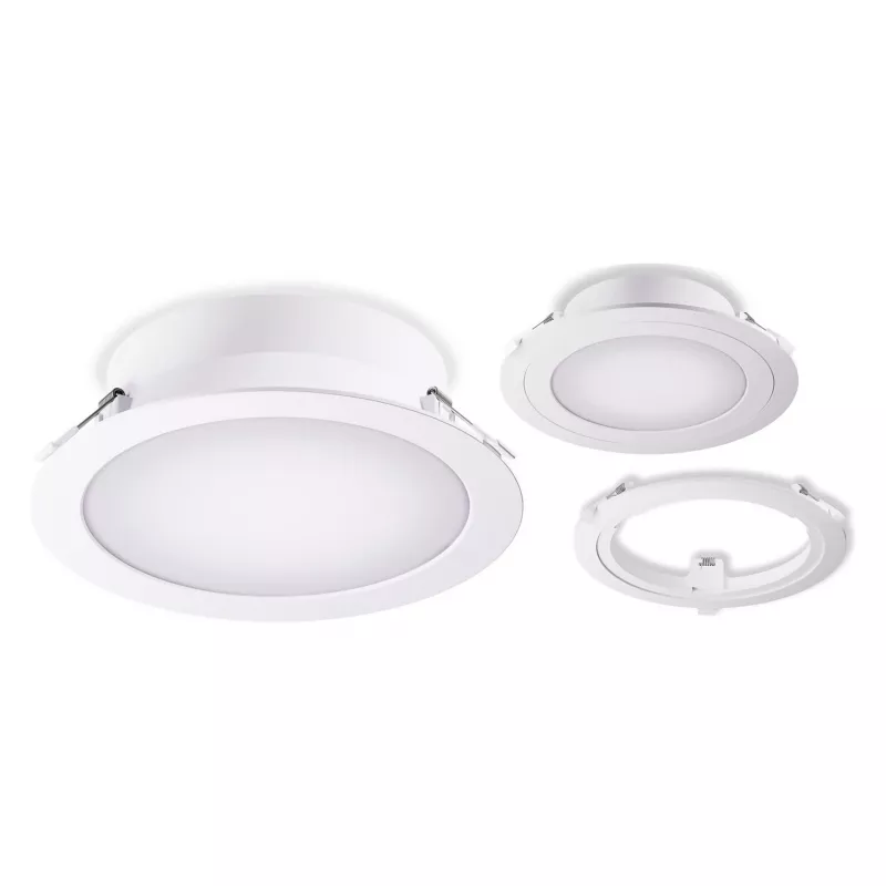 Iebūvējamais prožektors Steinel RS PRO DL 200 SC HF Sensors 18W, regulējama 3000K/4000K/6500K