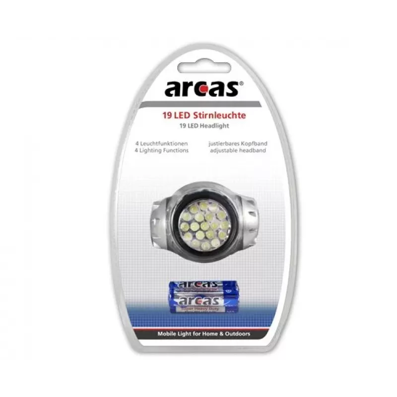 Arcas Headlight 19 LED 4 gaismas režīmi