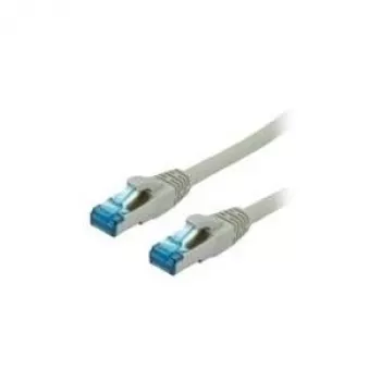VALUE - Patch-Cable - RJ-45 (M) - RJ-45 (M) - 50 cm - UTP - CAT 6a - gepresst - Pelēks (21.99.0870)