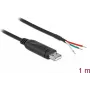 Adaptera kabelis USB 2.0 Type-A uz Serial RS-232 DeLOCK 62930