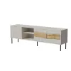 TV skapis cama meble INSERTO 3D1W 190x40x62 cm kašmira apdare ar LED