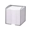 Caurspīdīgs kvadrātveida piezīmju bloks Durable TREND 105x100x100 mm