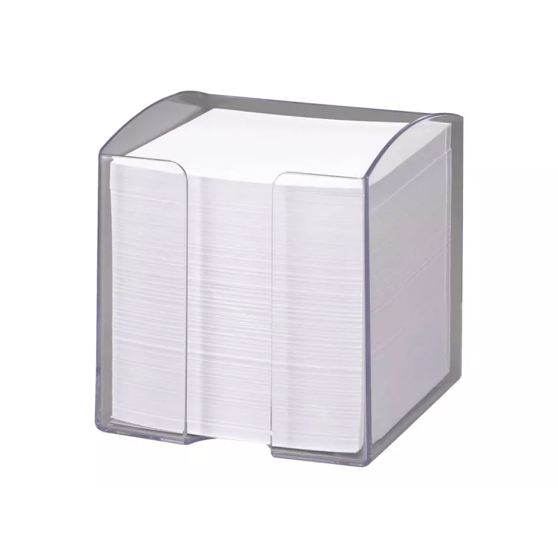 Caurspīdīgs kvadrātveida piezīmju bloks Durable TREND 105x100x100 mm