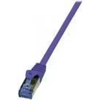 Logilink PrimeLine - Patch-Cable - RJ-45 (vīriešu) uz RJ-45 (vīriešu) - 2 m - SFTP, PiMF - CAT 6a - Bezhalogēna, Liets, Bezķēdes - Violeta (CQ305VS)