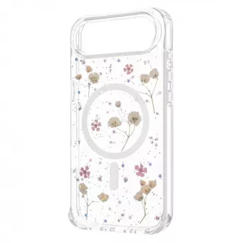 FIXED aizmugurējais vāciņš Apple iPhone Air — TPU, MagBloom saderīgs, Blush Plum