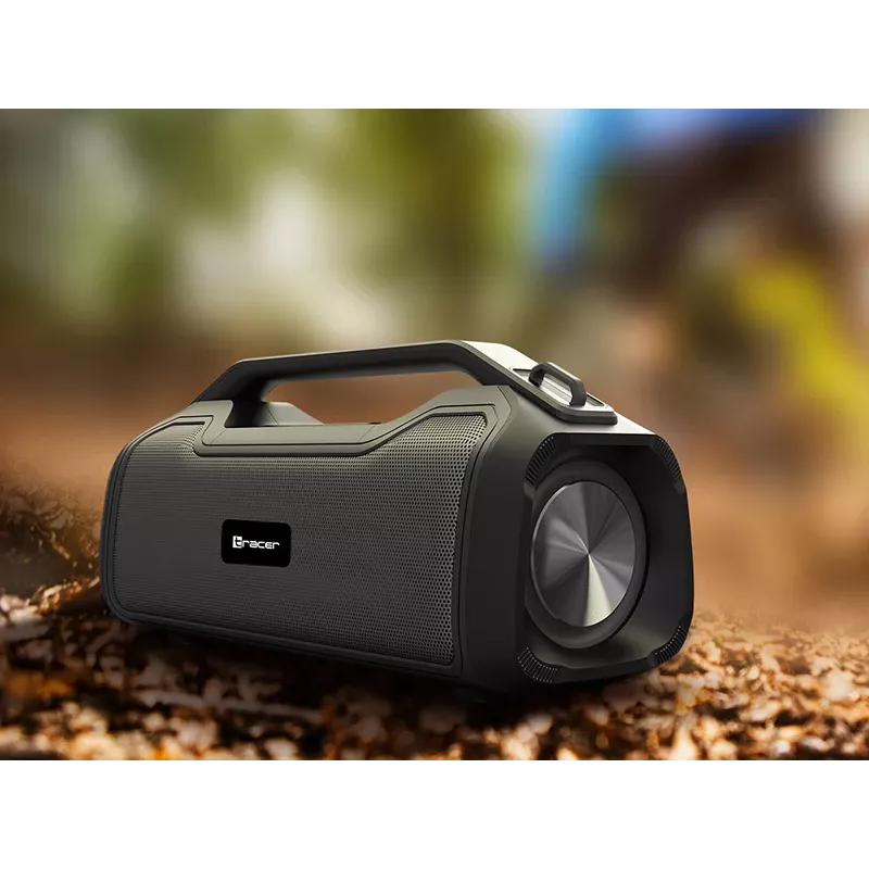 Pārnēsājams skaļrunis TRACER BigBoy TWS Bluetooth 40W RMS, Bluetooth 5.3, 12h akumulators, Melns