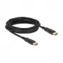 DeLOCK HDMI kabelis 5m Type A standarta vīrietis vīrietis 48 Gbit/s Melns