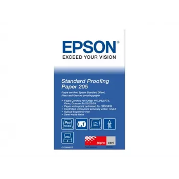 Epson Standard Proofing Paper, 17 collas x 50m, 205g/m², matēts