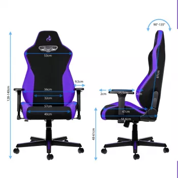 Nitro Concepts S300 spēļu krēsls - Nebula Purple