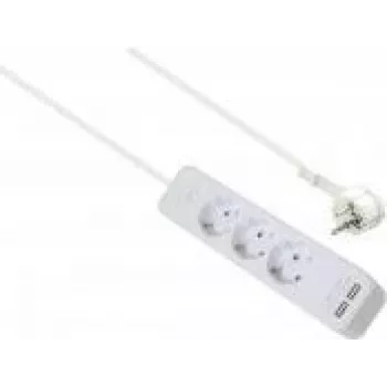 helos ADVANCED 3-kontaktligzdas pagarinātājs ar USB lādētāju, balts, 1,5 m