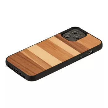 Telefona maciņš man and wood iPhone 12 / 12 Pro — melna smilts
