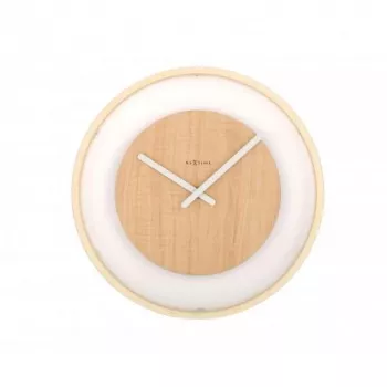 NeXtime Wood Loop sienas pulkstenis 3046, Ø30 cm, koks