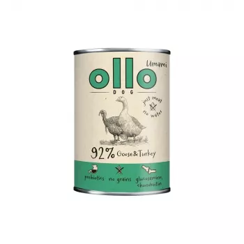 OLLO Umami Zoss un tītars - mitrā suņu barība - 850g