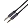 Gembird CCAP-444-1M Audio kabelis 3.5mm melns