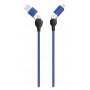 USB kabelis 2GO 797368 1,2 m USB A/USB C USB C/Lightning Melns Zils