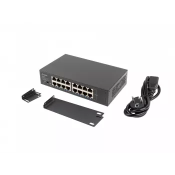 Lanberg RSGE-16 Rack 10/19 slēdzis (16 porti 1Gb)