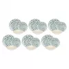 Vakariņu servīze 6 personām Rose&Tulipani R18420TA18 Sea Stones dizains, 18 gab.